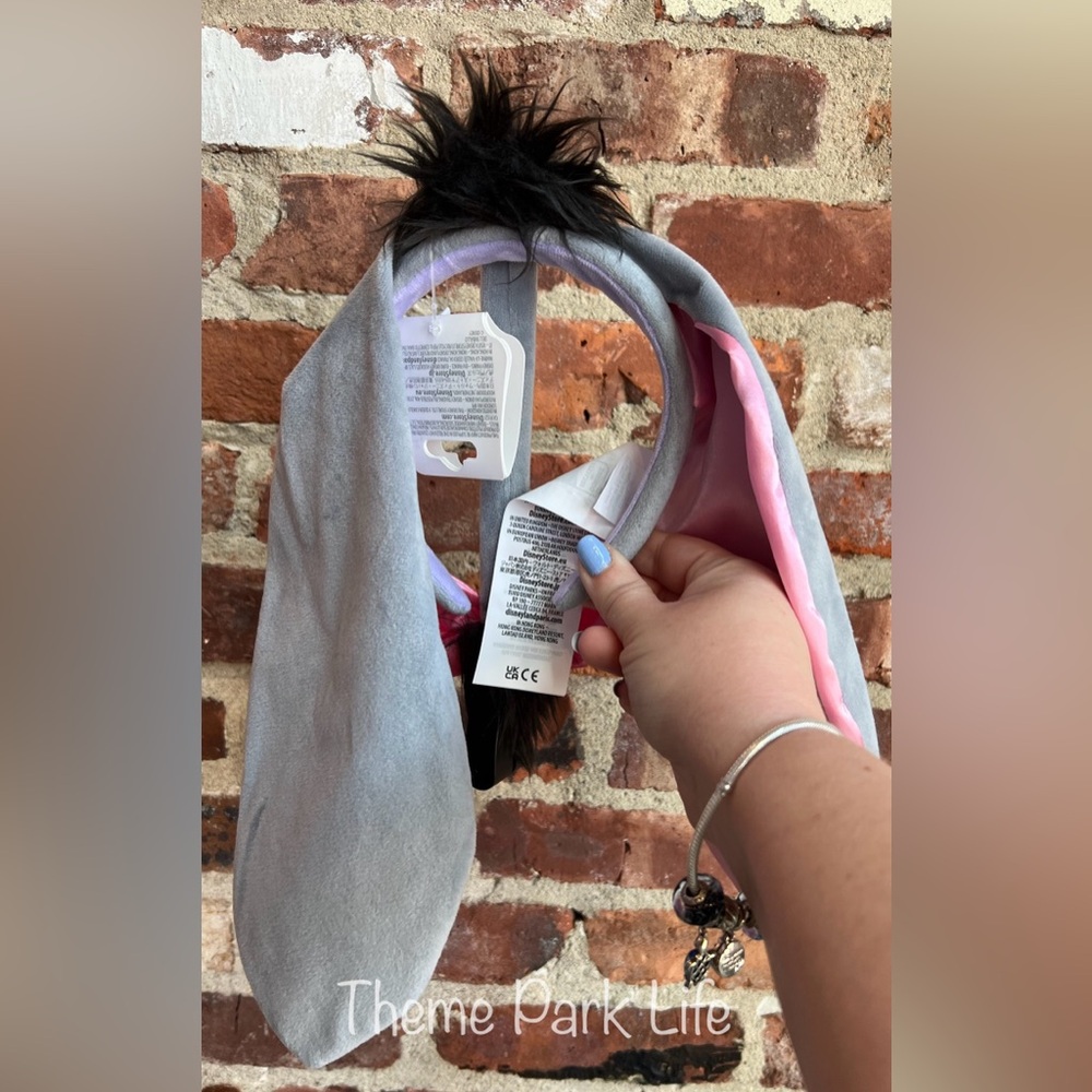 2025 Disney Parks Winnie the Pooh EEYORE Ears Tail Headband NEW
